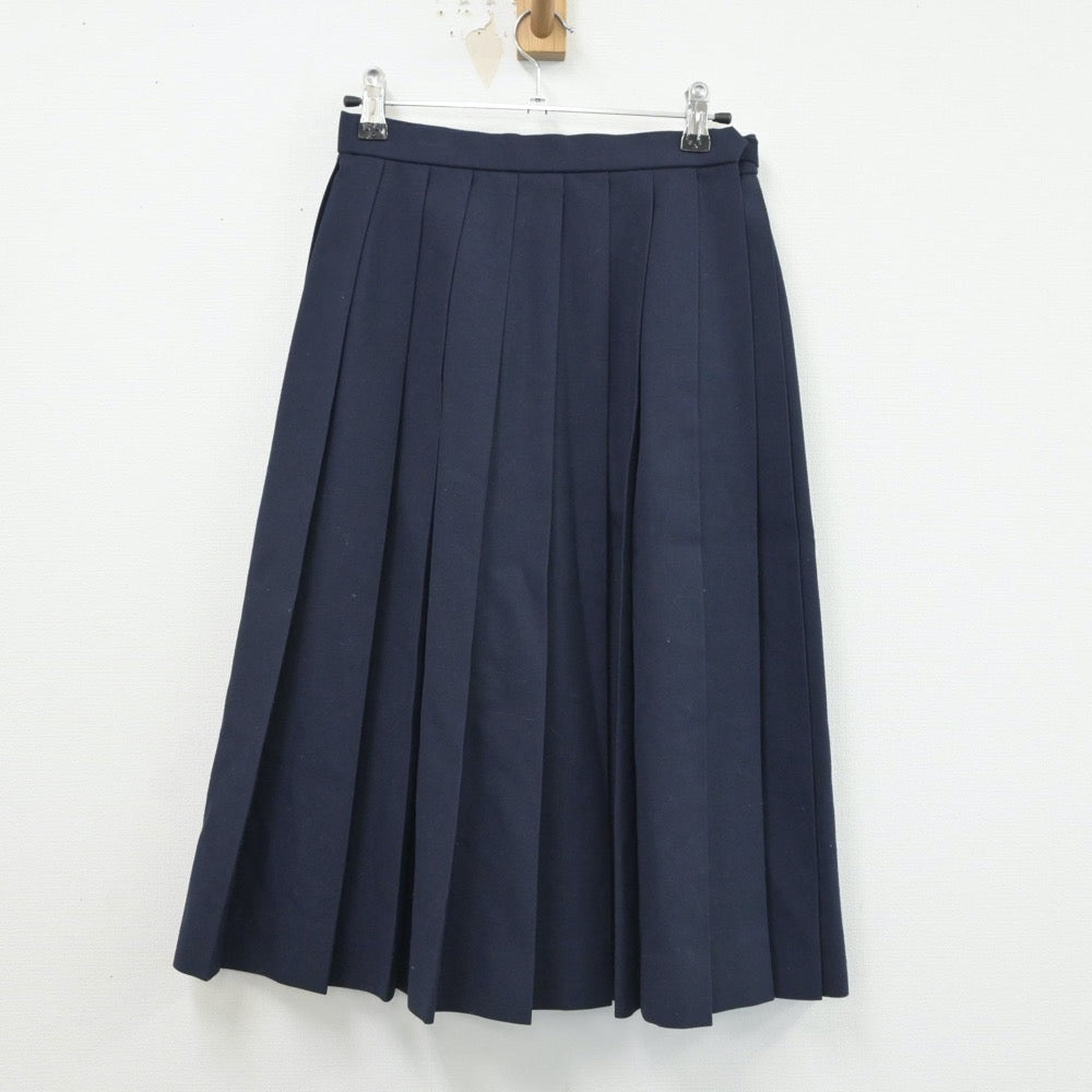 【中古】福島県 向陽中学校 女子制服 3点（セーラー服・スカート）sf016561