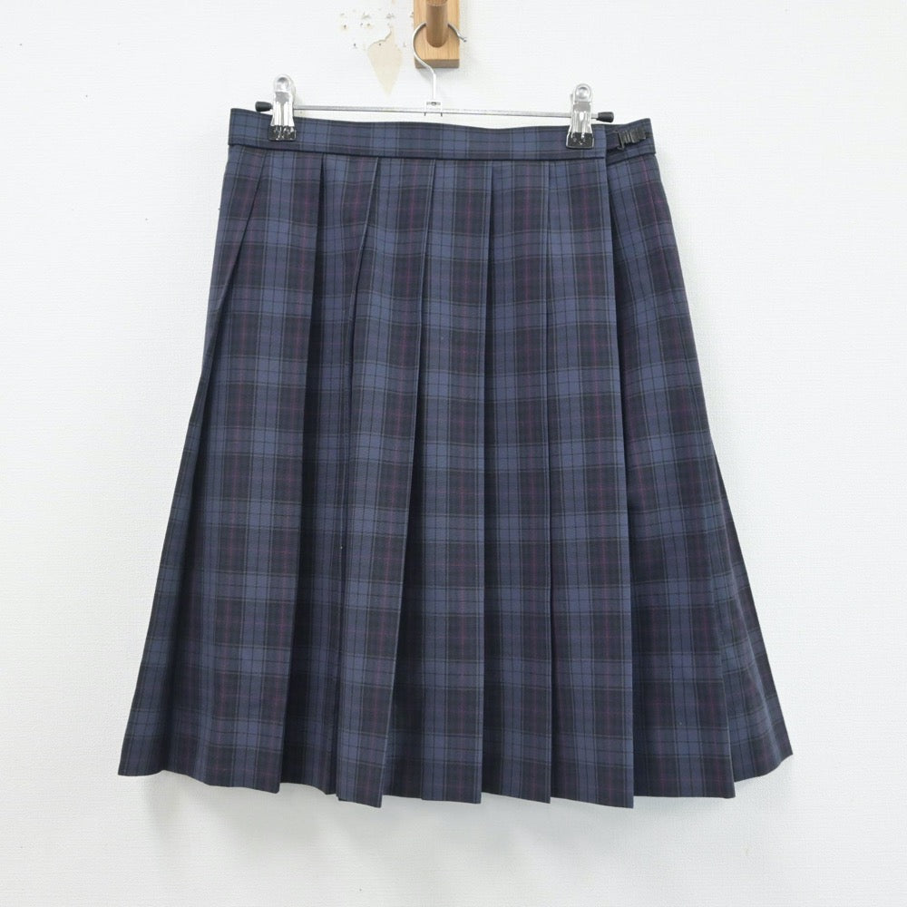 【中古】大阪府 津田中学校 女子制服 2点（ニット・スカート）sf016566