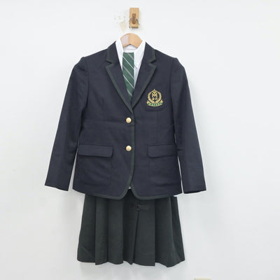 【中古】三重県 海星中学校 女子制服 5点（ブレザー・シャツ・スカート）sf016585