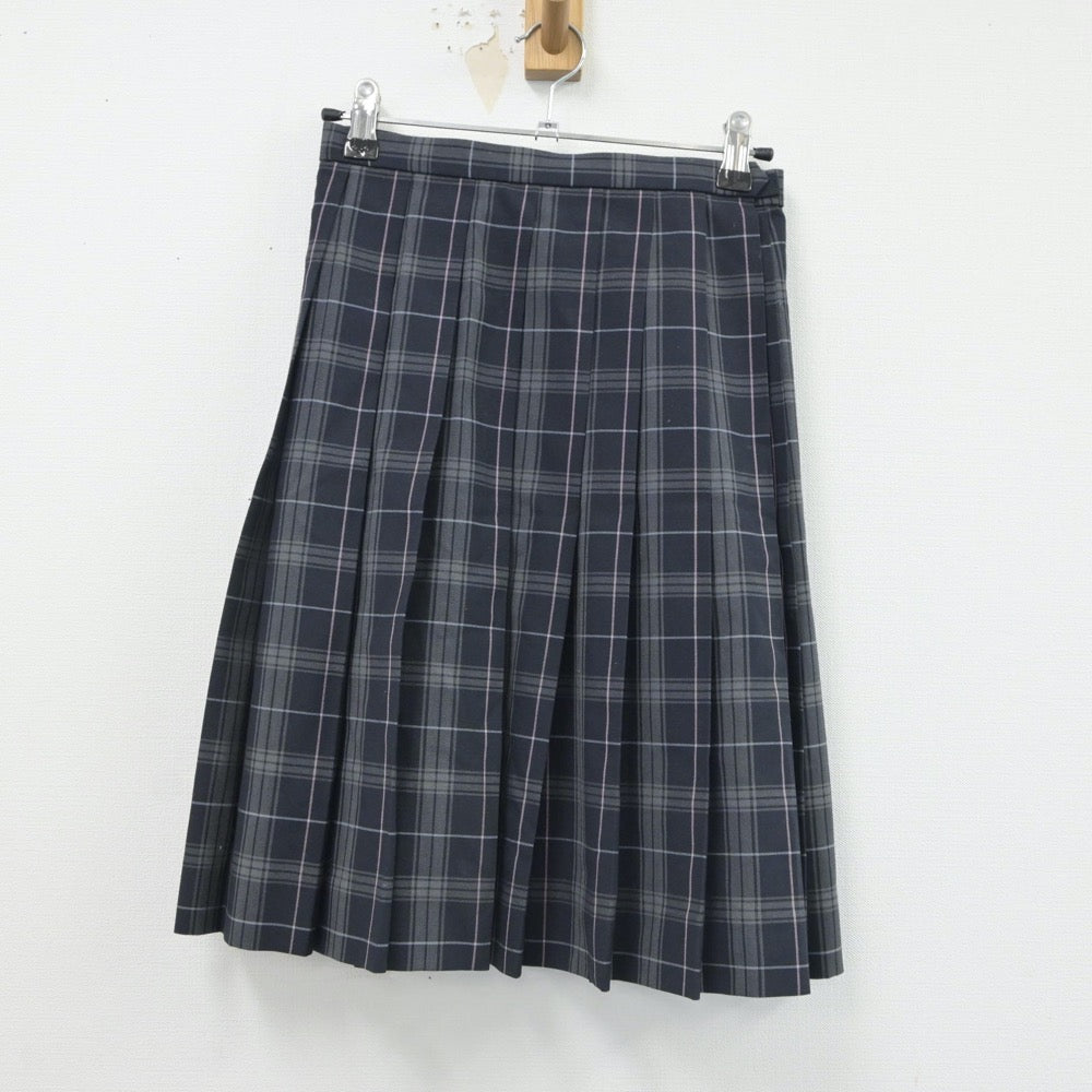 【中古】愛知県 菊華高等学校 女子制服 2点（セーラー服・スカート）sf016587