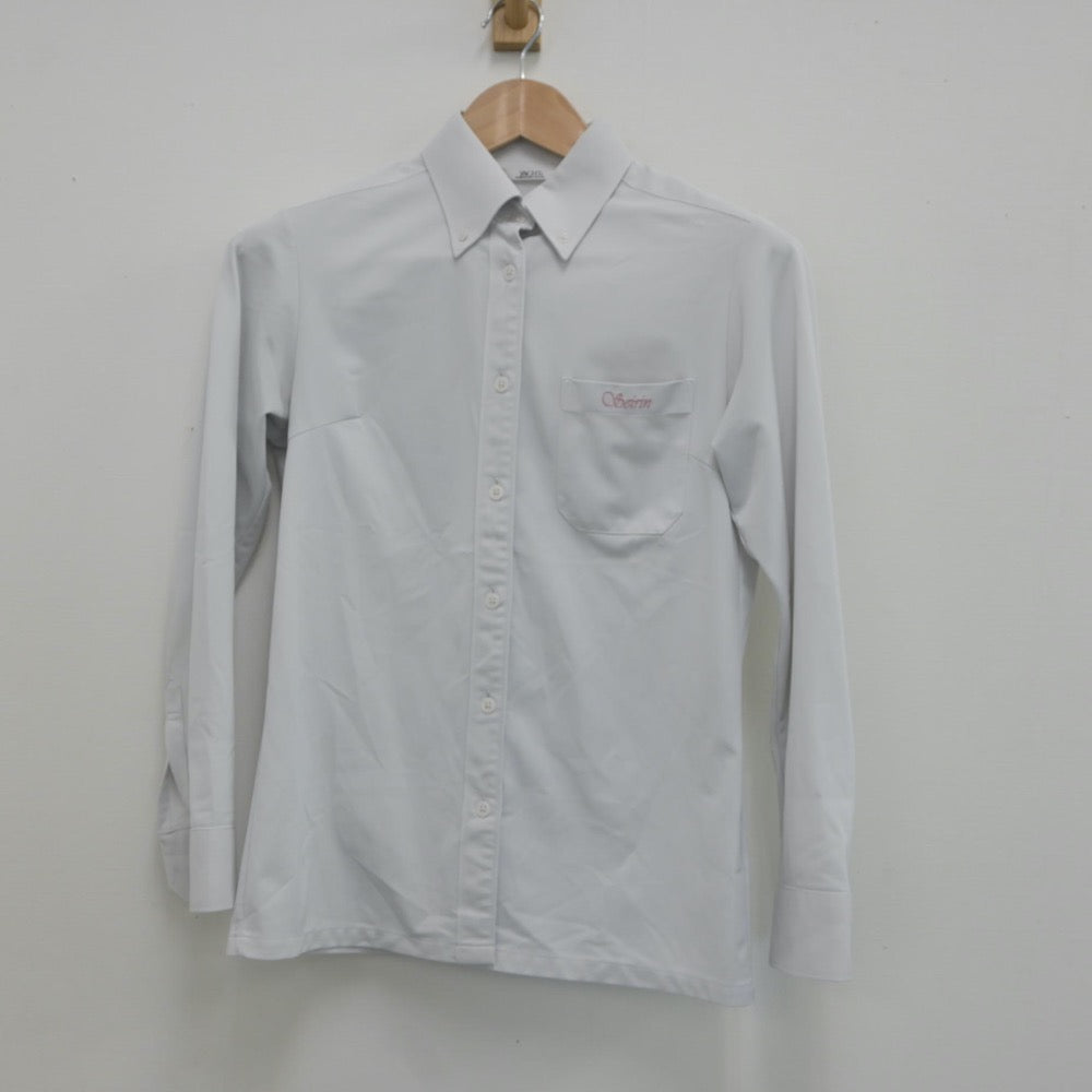 【中古】福岡県 星琳高等学校 女子制服 3点（シャツ・ニット・スカート）sf016588