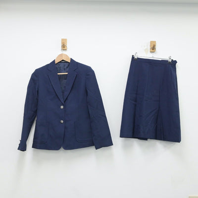 【中古】東京都 立川第八中学校 女子制服 4点（ブレザー・ベスト・スカート）sf016605