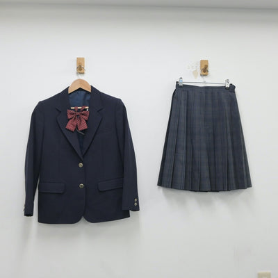 【中古】東京都 代々木上原中学校 女子制服 3点（ブレザー・スカート）sf016623