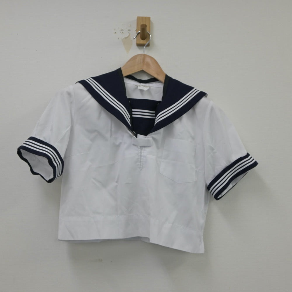 【中古】茨城県 里美中学校 女子制服 1点（セーラー服）sf016629