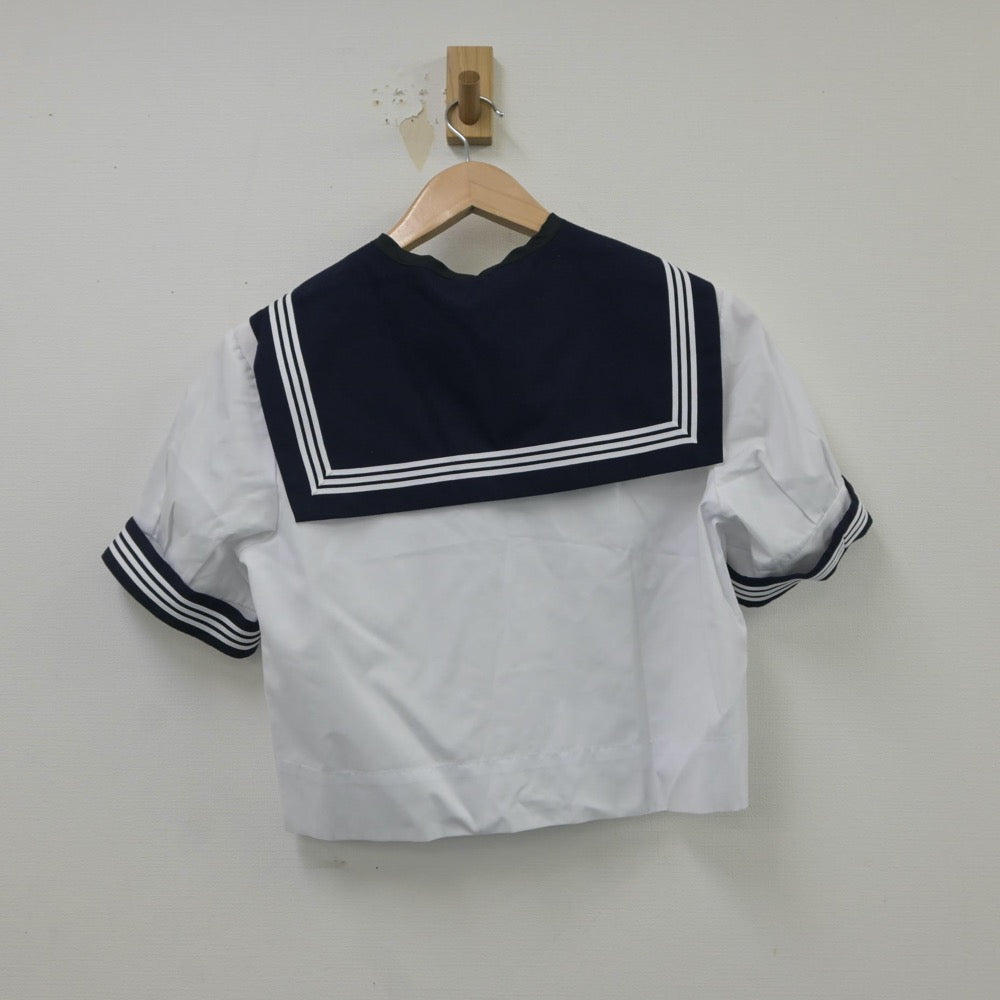 【中古】茨城県 里美中学校 女子制服 1点（セーラー服）sf016629