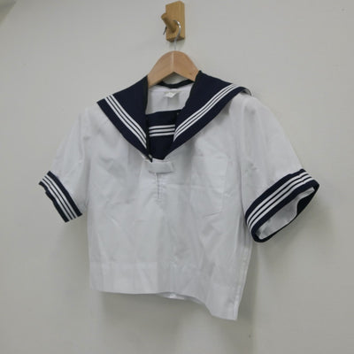 【中古】茨城県 里美中学校 女子制服 1点（セーラー服）sf016629