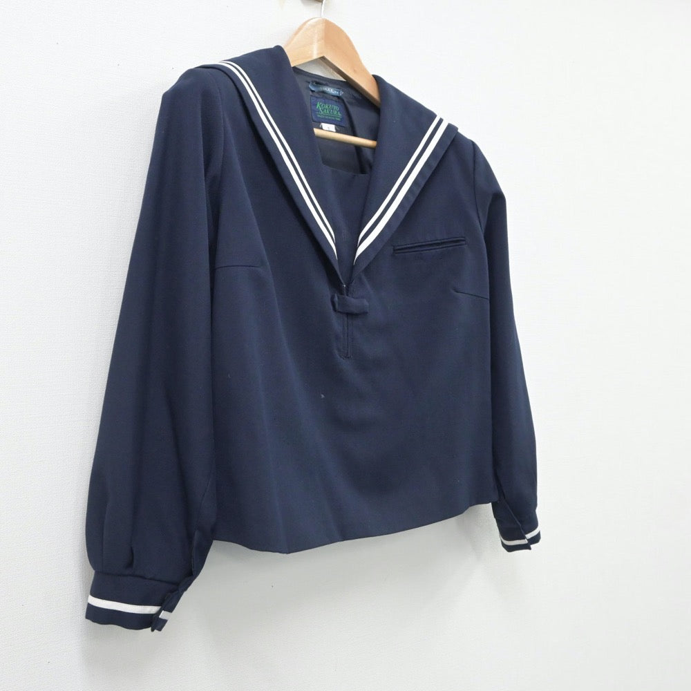 【中古】岡山県 玉島北中学校 女子制服 1点（セーラー服）sf016631