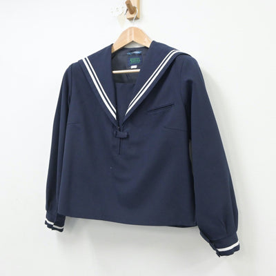 【中古】岡山県 玉島北中学校 女子制服 1点（セーラー服）sf016631