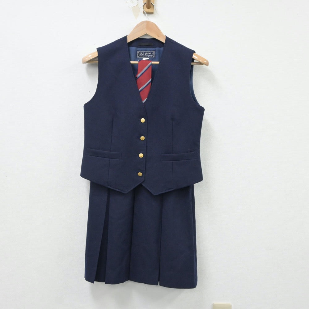 中古制服】岡山県 倉敷商業高等学校 女子制服 5点（ブレザー・ベスト・スカート）sf016632【リサイクル学生服】 | 中古制服通販パレイド