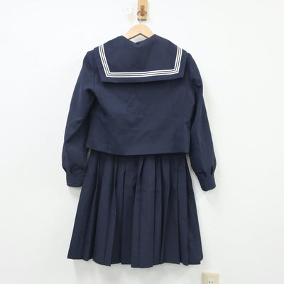 【中古】愛知県 小牧中学校 女子制服 3点（セーラー服・スカート）sf016636