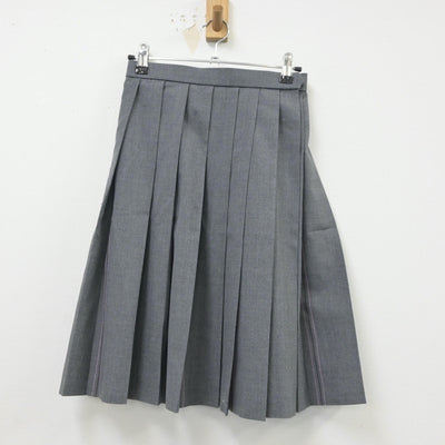 【中古】大阪府 あべの翔学高等学校 女子制服 4点（シャツ・ニットベスト・スカート）sf016643