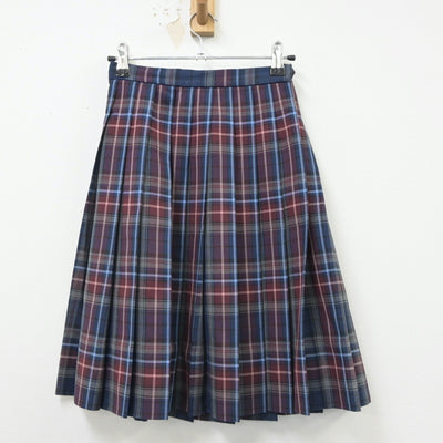 【中古】東京都 共立女子第二中学校 女子制服 2点（ニット・スカート）sf016646