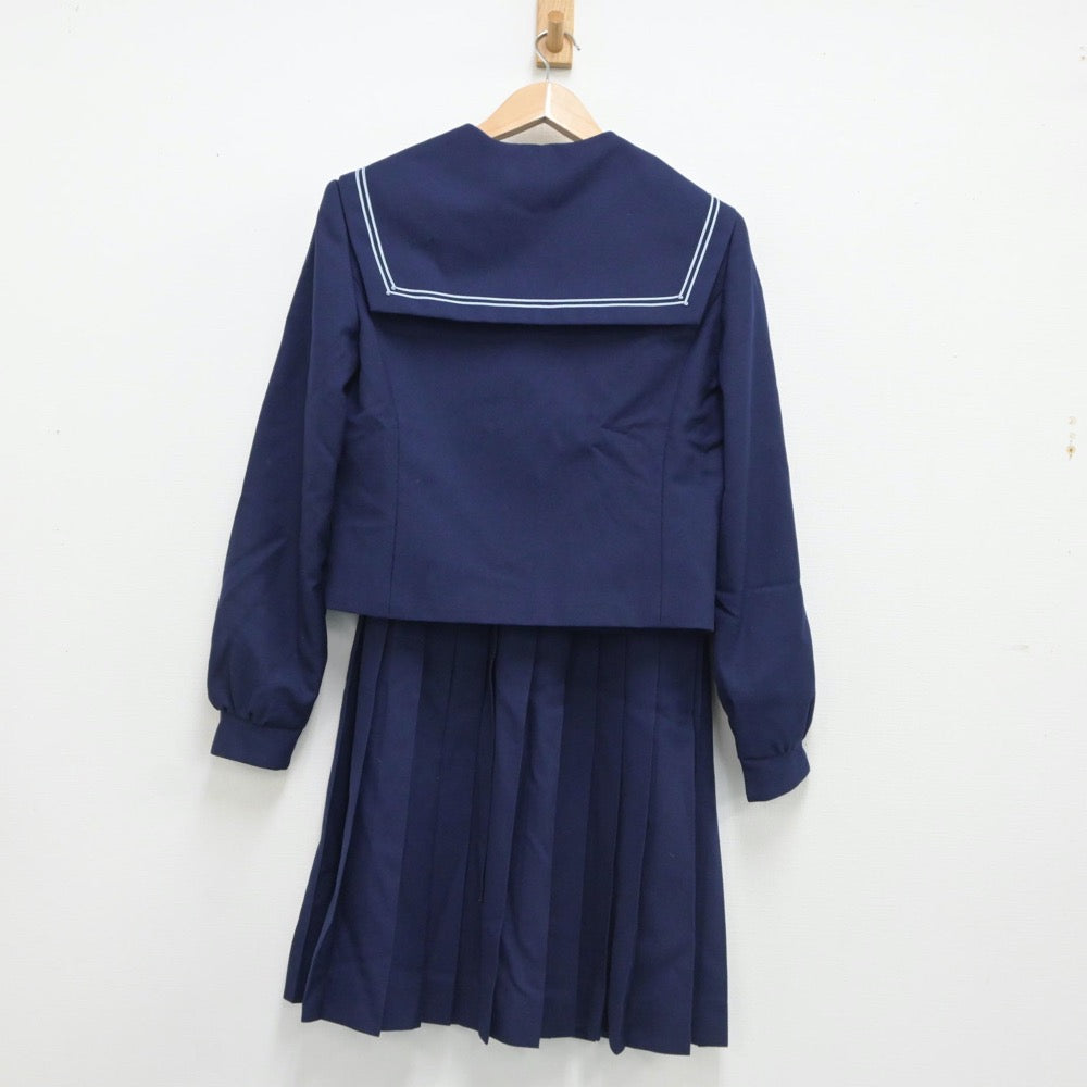 【中古】青森県 東中学校 女子制服 2点（セーラー服・スカート）sf016655