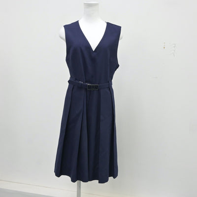 【中古】東京都 跡見学園中学校 女子制服 3点（ブレザー・ジャンパースカート・スカート）sf016657