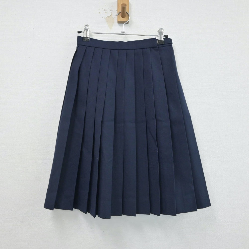 【中古】岐阜県 岐阜西中学校 女子制服 3点（セーラー服・スカート）sf016660