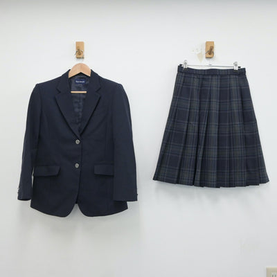 【中古】東京都 日野台高等学校 女子制服 2点（ブレザー・スカート）sf016663