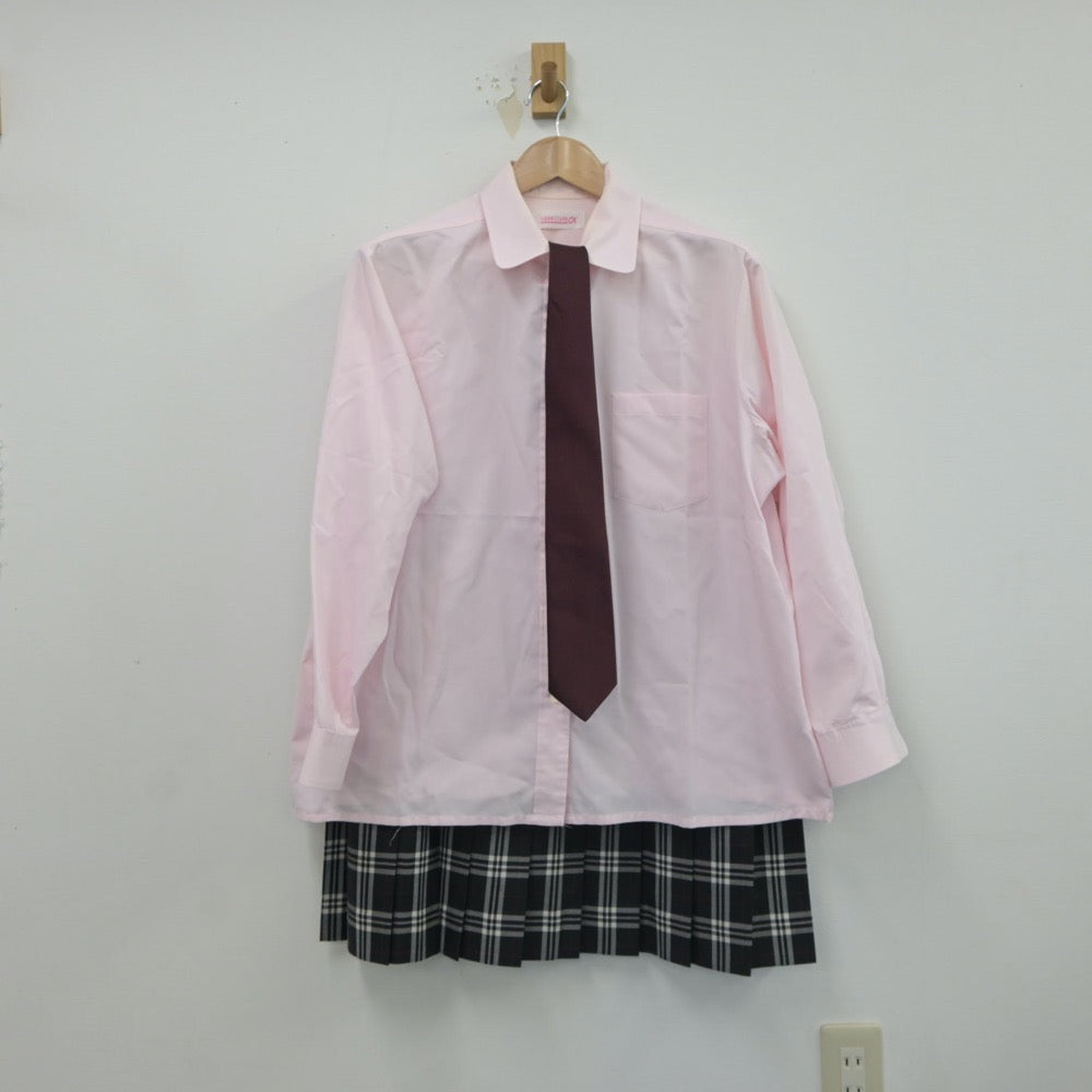 【中古】鹿児島県 屋久島おおぞら高等学校 女子制服 4点（ブレザー・シャツ・スカート）sf016669