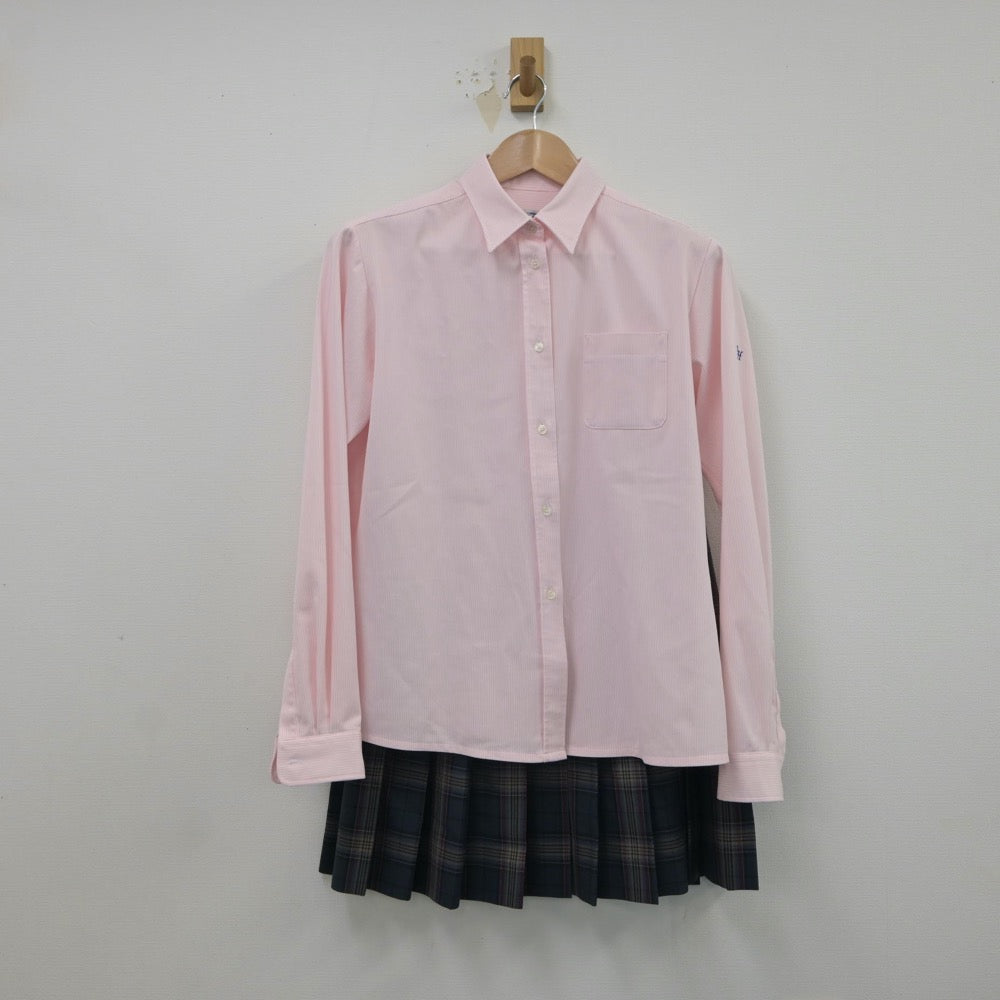 【中古】北海道 札幌北斗高等学校 女子制服 4点（シャツ・スカート）sf016677