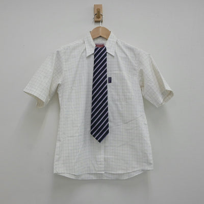 【中古】京都府 西城陽高等学校 女子制服 3点（シャツ・スカート）sf016678