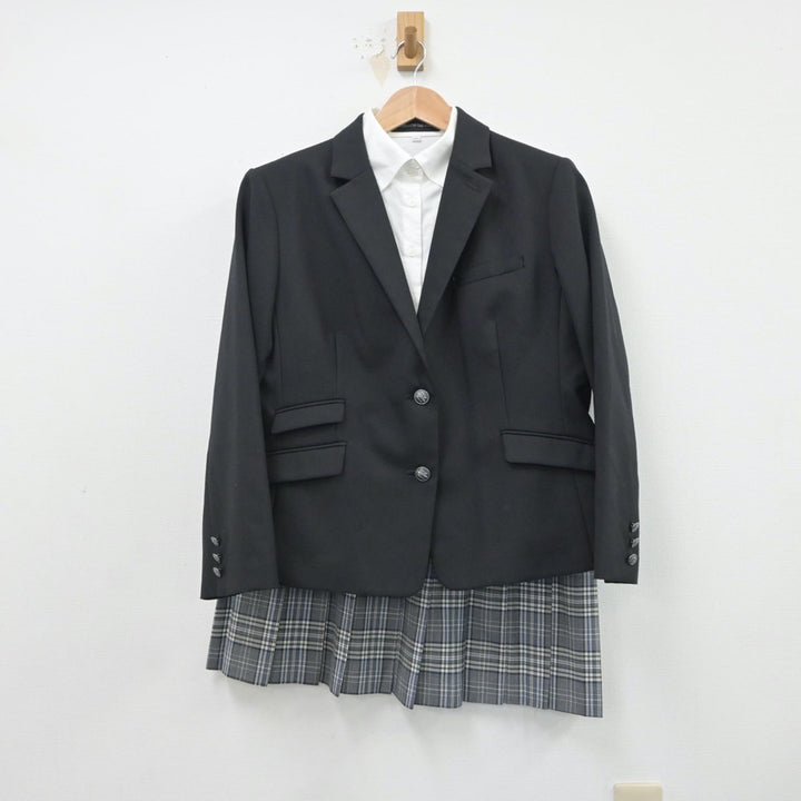 【中古制服】三重県 桜丘中学校・桜丘高等学校 女子制服 5点（ブレザー・シャツ・ニット・スカート）sf016683【リサイクル学生服】 | 中古制服 通販パレイド