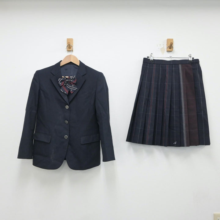 ラボ服 らぼ服 ハンドメイド 制服(スカート有／グレー) 2/11出品① 中古制服】三重県 あけぼの学園高等学校 女子制服 3点（ブレザー