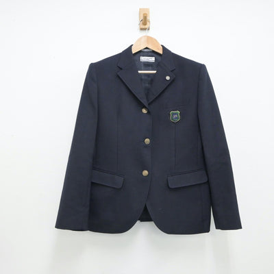 【中古】福岡県 福岡講倫館高等学校 女子制服 4点（ブレザー・スカート）sf016702