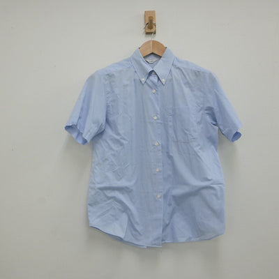 【中古】福島県 会津高等学校 女子制服 2点（シャツ・スカート）sf016706