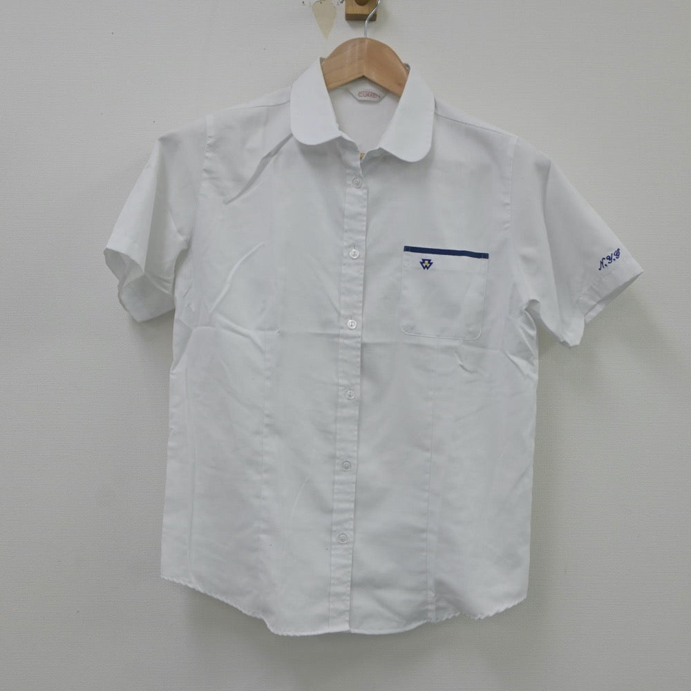 【中古】奈良県 西大和学園高等学校 女子制服 2点（シャツ・ニット）sf016719