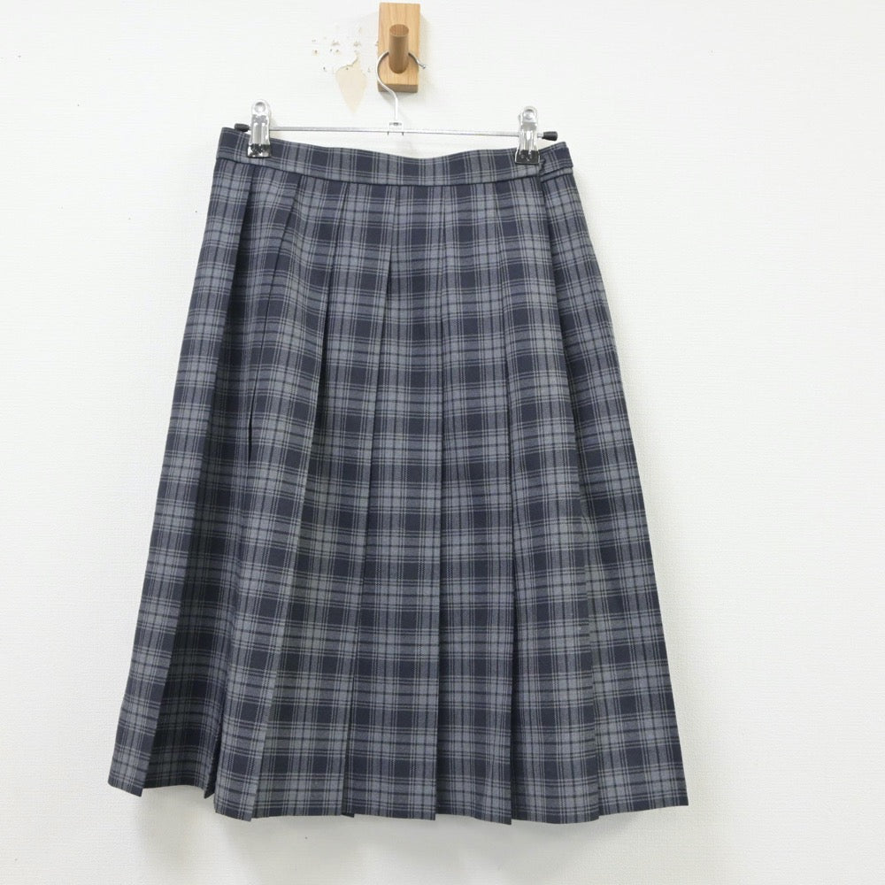 【中古】千葉県 聖徳大学附属女子高等学校 女子制服 2点（ニット・スカート）sf016725