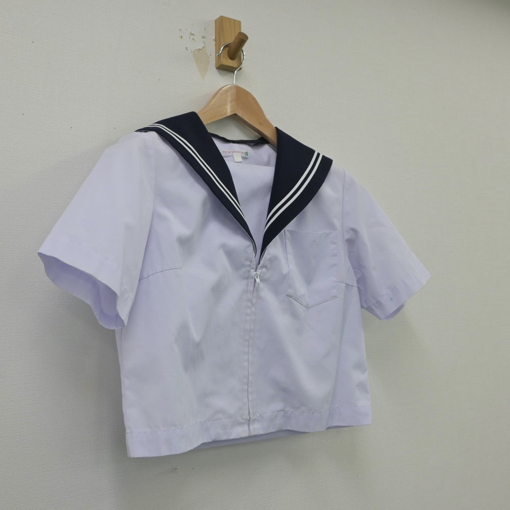 【中古】愛知県 御津中学校 女子制服 3点（セーラー服）sf016727