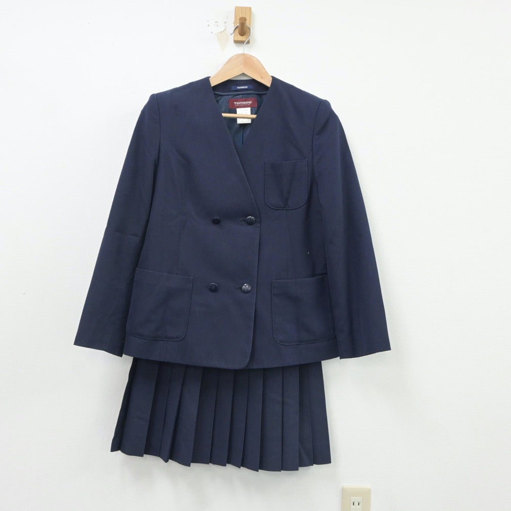 【中古】広島県 城北中学校 女子制服 2点（ブレザー・スカート）sf016728