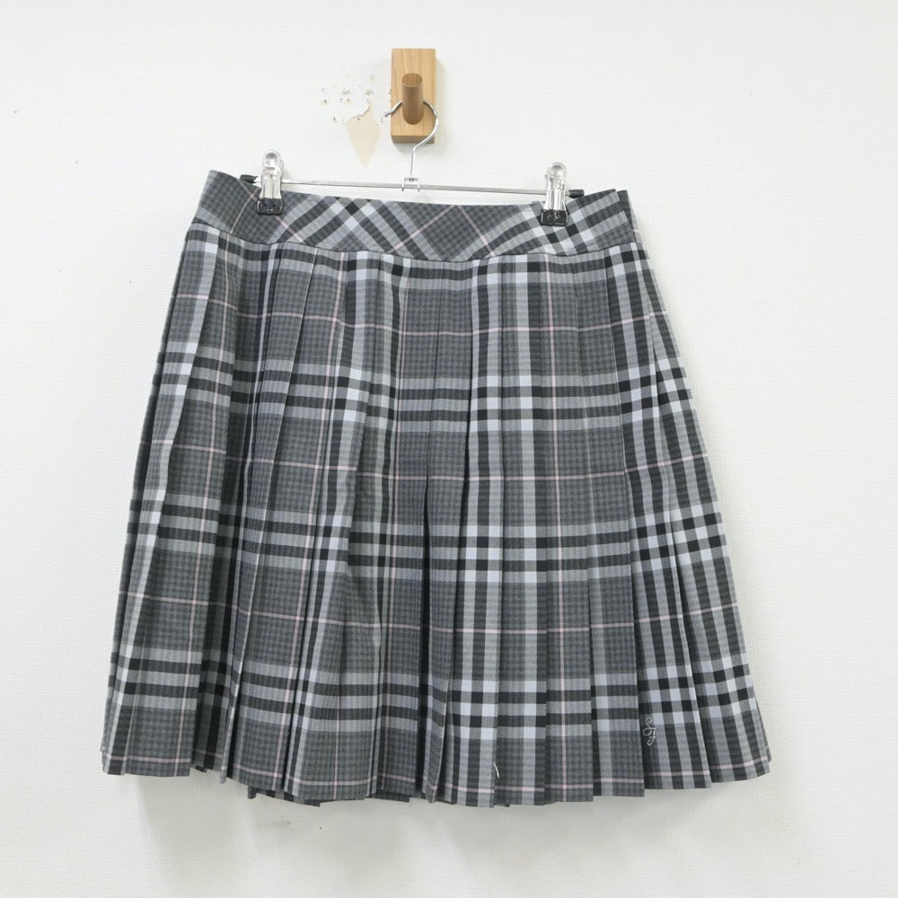 【中古】埼玉県 正智深谷高等学校 女子制服 4点（シャツ・スカート）sf016731