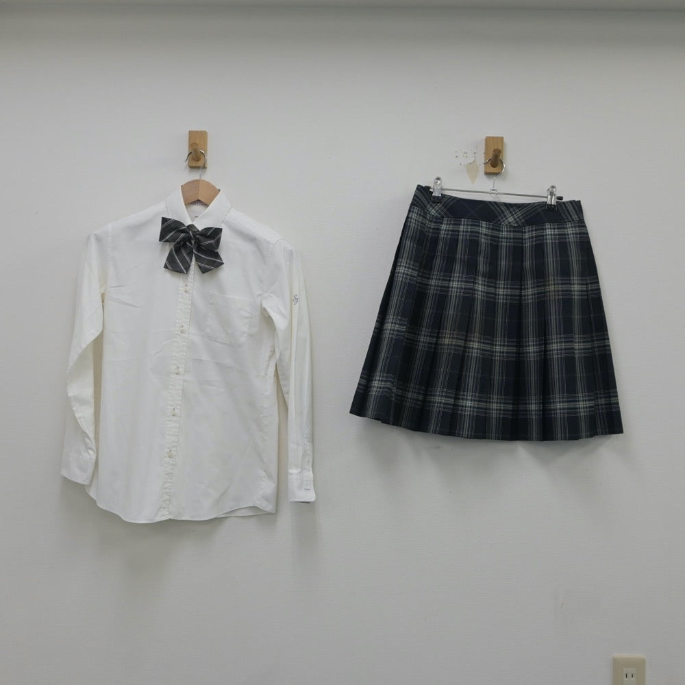 【中古】埼玉県 正智深谷高等学校 女子制服 5点（ブレザー・シャツ・スカート）sf016732