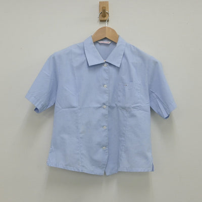 【中古】広島県 城北中学校 女子制服 2点（シャツ・スカート）sf016733