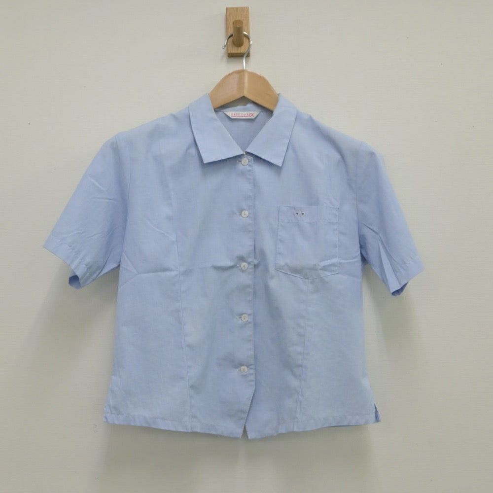 【中古】広島県 城北中学校 女子制服 2点（シャツ・スカート）sf016734