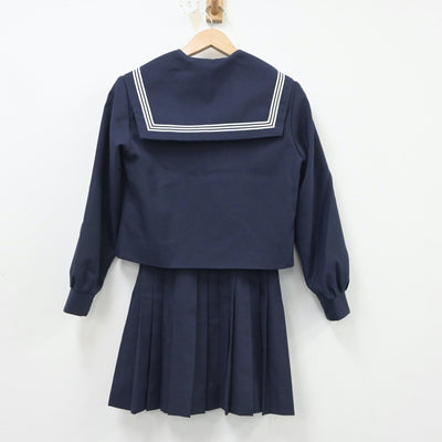 【中古】愛知県 桜台高等学校 女子制服 2点（セーラー服・スカート）sf016738