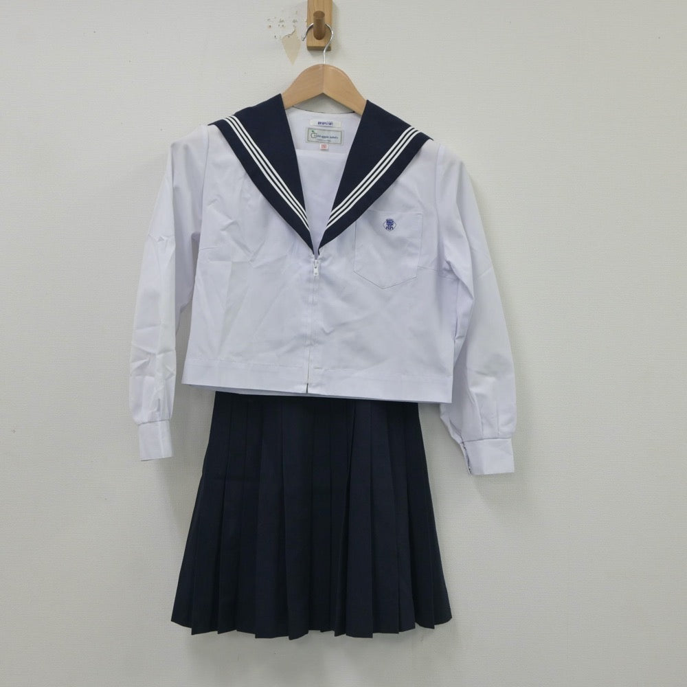 【中古】愛知県 桜台高等学校 女子制服 2点（セーラー服・スカート）sf016746