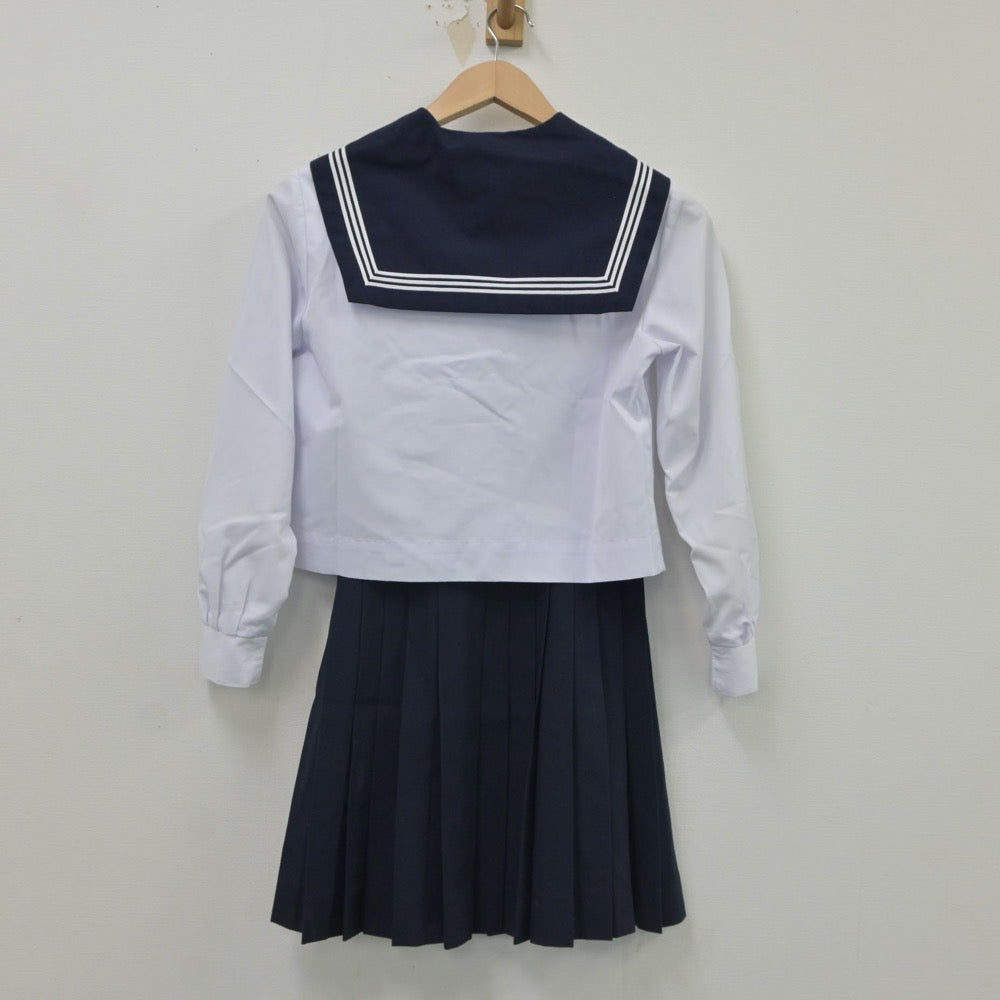 【中古】愛知県 桜台高等学校 女子制服 2点（セーラー服・スカート）sf016746