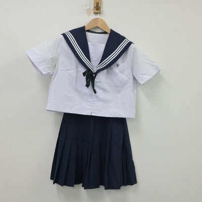 【中古】愛知県 一宮北高等学校 女子制服 3点（セーラー服・スカート）sf016748