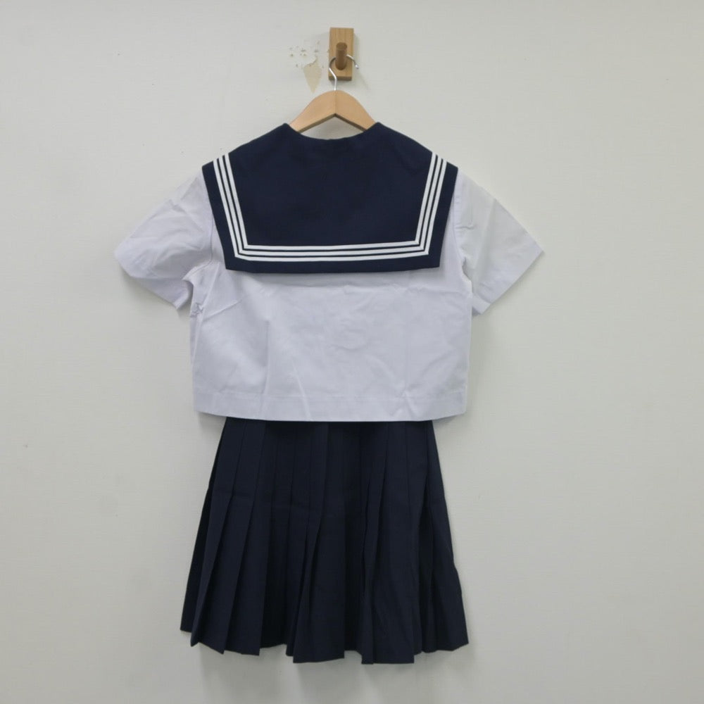 【中古】愛知県 一宮北高等学校 女子制服 3点（セーラー服・スカート）sf016748