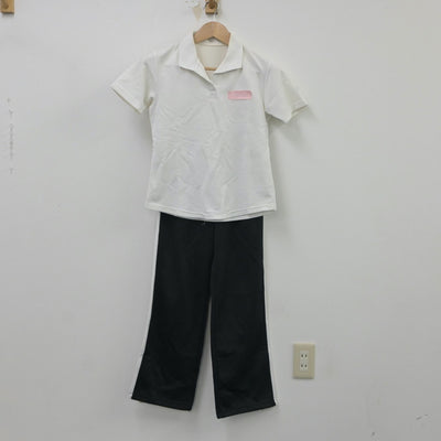 【中古】東京都 学校不明 女子制服 2点（体操服 上・ジャージ 下）sf016755