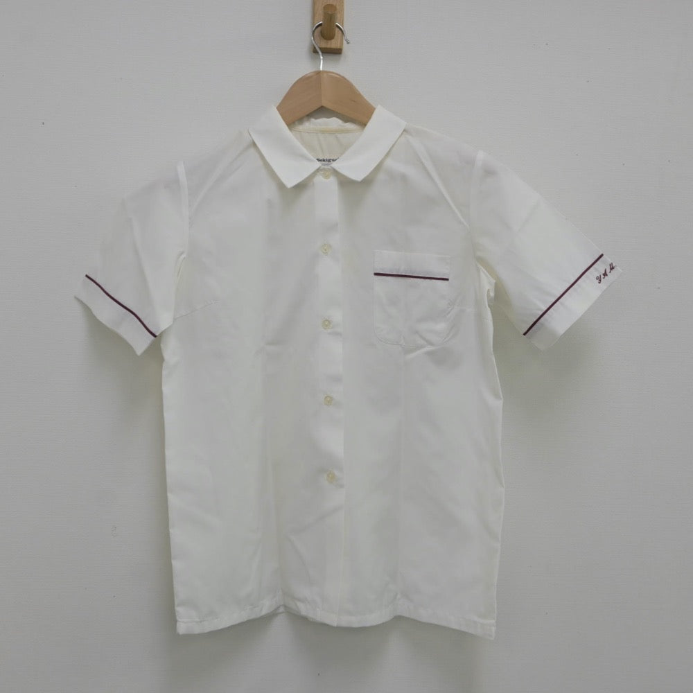 【中古】神奈川県 山手学院高等学校 女子制服 4点（シャツ・ベスト・スカート）sf016756