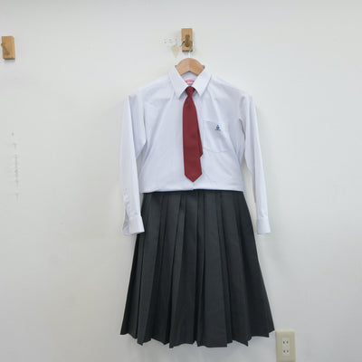 【中古】福岡県 福岡西陵高等学校 女子制服 4点（ブレザー・シャツ・スカート）sf016760