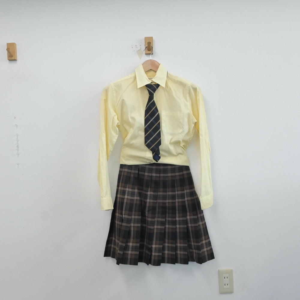 【中古】東京都 八王子学園八王子高等学校 女子制服 6点（ブレザー・シャツ・ニット・スカート）sf016761