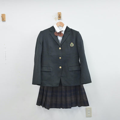 中古制服】香川県 志度高等学校 女子制服 5点（ブレザー・シャツ・ベスト・スカート）sf016767【リサイクル学生服】 | 中古制服通販パレイド