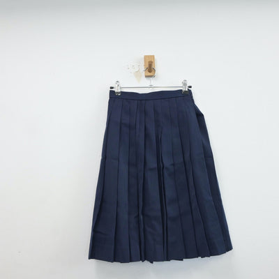 【中古】大分県 湯布院中学校 女子制服 2点（セーラー服・スカート）sf016768