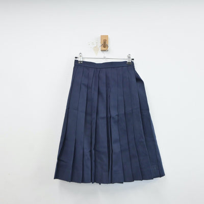 【中古】大分県 湯布院中学校 女子制服 2点（セーラー服・スカート）sf016769