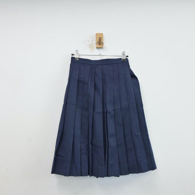 【中古】大分県 湯布院中学校 女子制服 2点（セーラー服・スカート）sf016771