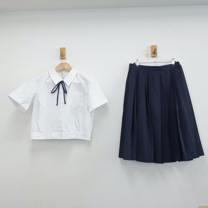 【中古制服】大阪府 泉陽高等学校 女子制服 4点（シャツ・スカート）sf016779【リサイクル学生服】 | 中古制服通販パレイド