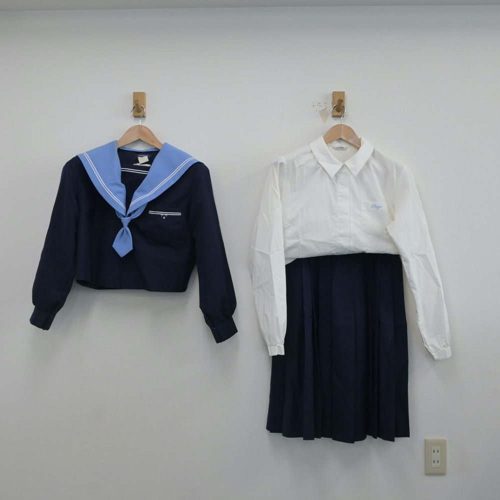 中古制服】大阪府 泉陽高等学校 女子制服 5点（セーラー服・シャツ・スカート）sf016780【リサイクル学生服】 | 中古制服通販パレイド